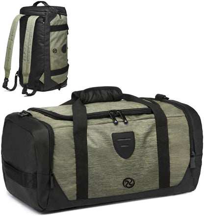 4-Way Gym Bags for Men Gym Duffle Bag Sports Duffle Bag Backpack with Shoe Compartment & Wet Pocket