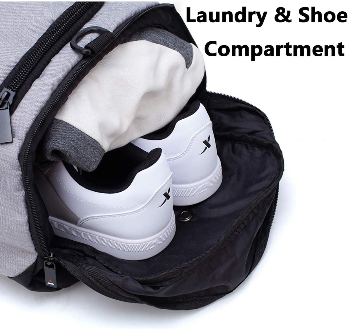 4-Way Gym Bags for Men Gym Duffle Bag Sports Duffle Bag Backpack with Shoe Compartment & Wet Pocket