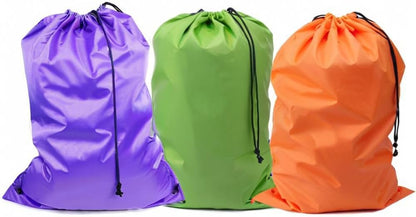 Extra Large Laundry Bag 30"x40" - 3 Pack Drawstring Dirty Clothes Bag, Large Mesh Travel Laundry Bags Fit a Laundry Basket, Durable Washable Storage for College Dorm Apartment (Mixed Colors)