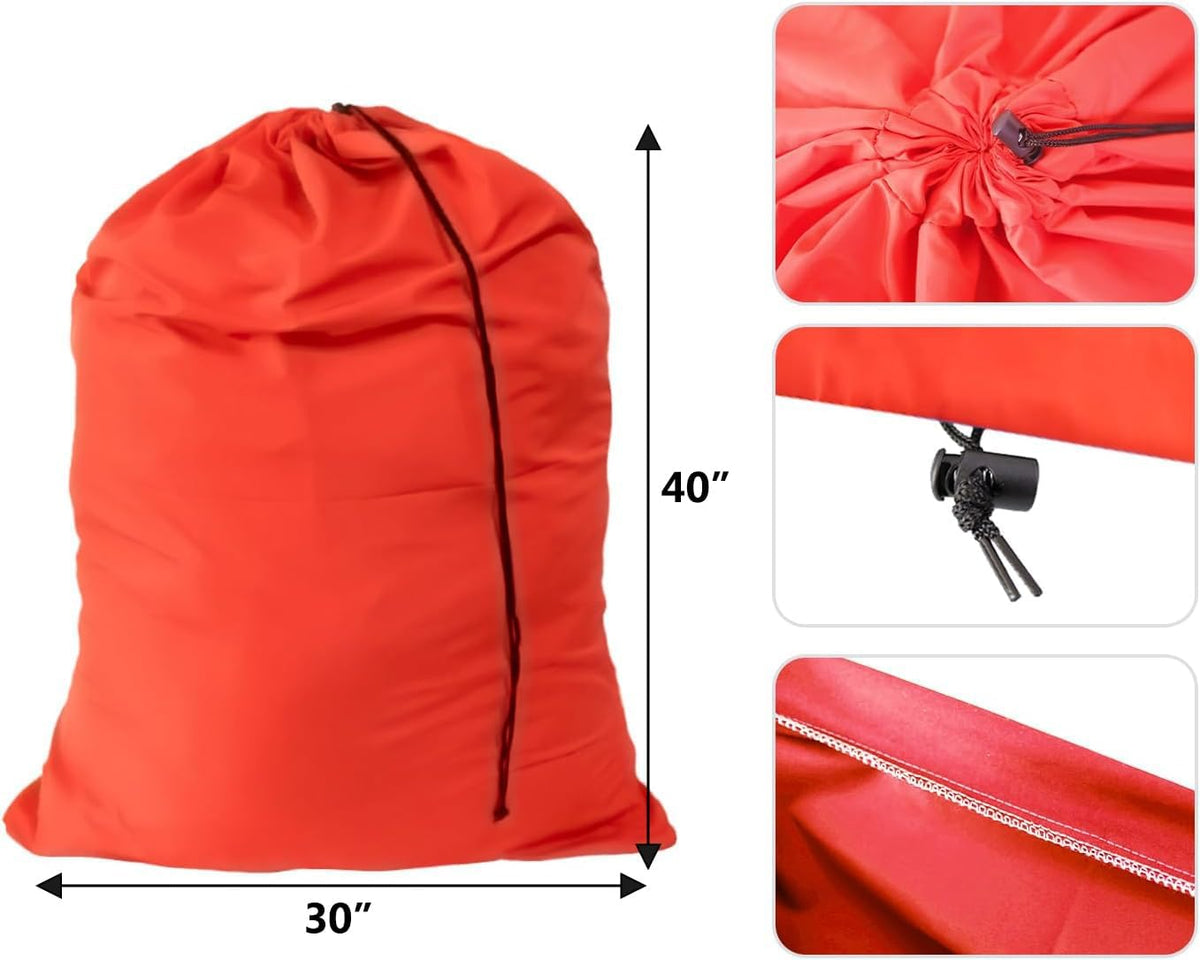 Extra Large Laundry Bag 30"x40" - 3 Pack Drawstring Dirty Clothes Bag, Large Mesh Travel Laundry Bags Fit a Laundry Basket, Durable Washable Storage for College Dorm Apartment (Mixed Colors)