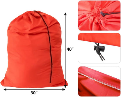 Extra Large Laundry Bag 30"x40" - 3 Pack Drawstring Dirty Clothes Bag, Large Mesh Travel Laundry Bags Fit a Laundry Basket, Durable Washable Storage for College Dorm Apartment (Mixed Colors)