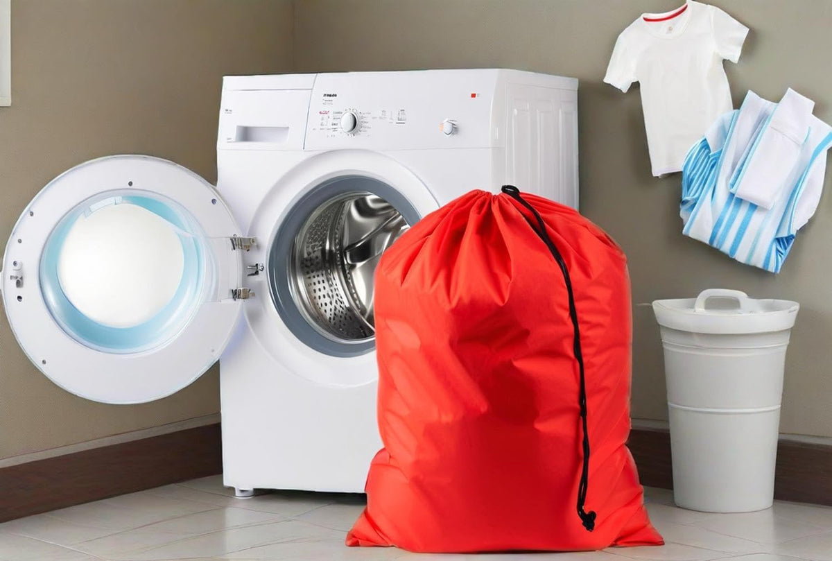 Extra Large Laundry Bag 30"x40" - 3 Pack Drawstring Dirty Clothes Bag, Large Mesh Travel Laundry Bags Fit a Laundry Basket, Durable Washable Storage for College Dorm Apartment (Mixed Colors)