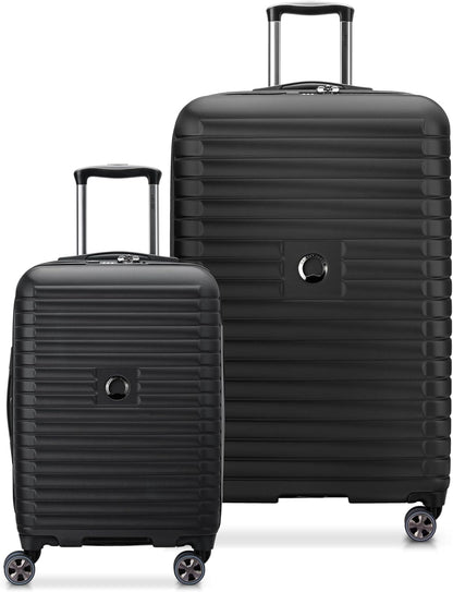 DELSEY PARIS Cruise 3.0 Hardside Underseater Carry On Luggage with 2 Wheels, Black