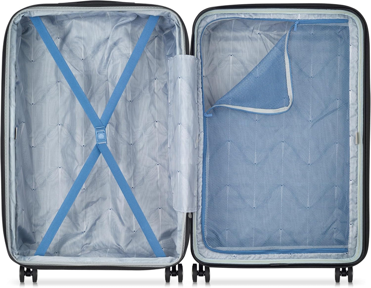 DELSEY PARIS Cruise 3.0 Hardside Underseater Carry On Luggage with 2 Wheels, Black
