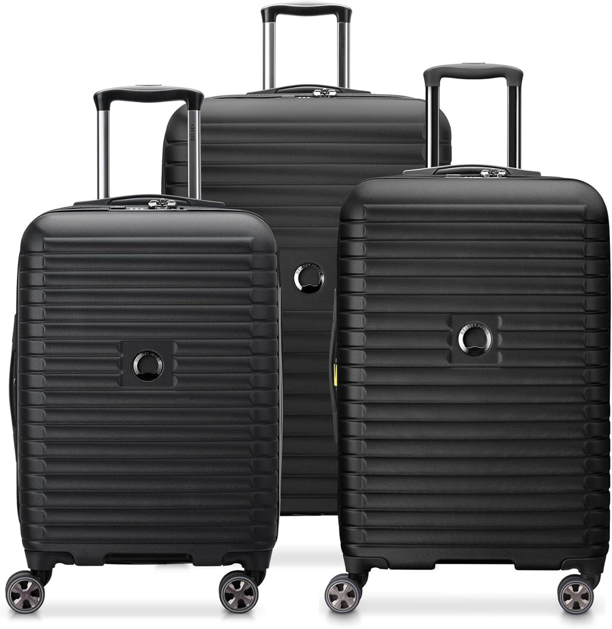 DELSEY PARIS Cruise 3.0 Hardside Underseater Carry On Luggage with 2 Wheels, Black