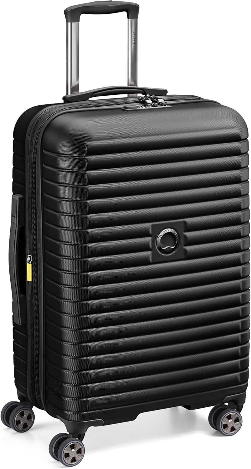 DELSEY PARIS Cruise 3.0 Hardside Underseater Carry On Luggage with 2 Wheels, Black