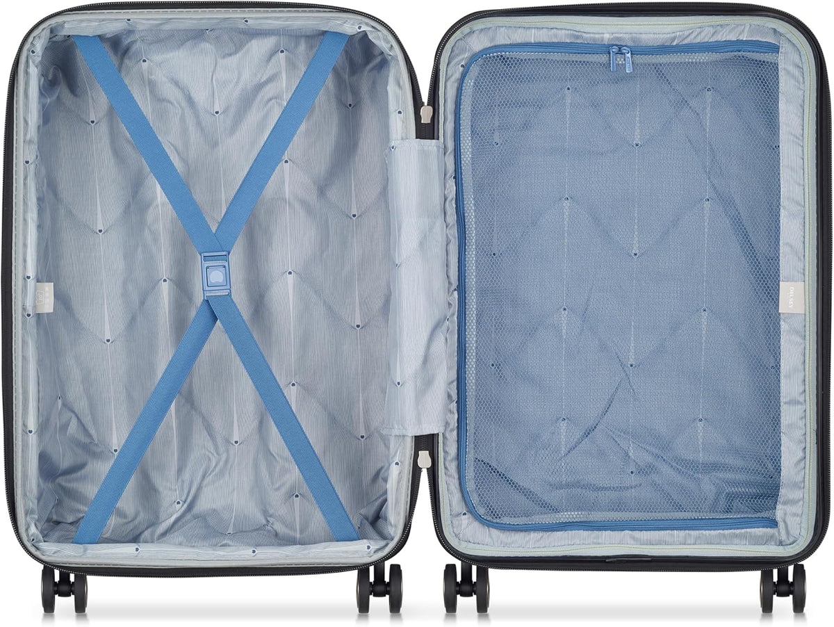 DELSEY PARIS Cruise 3.0 Hardside Underseater Carry On Luggage with 2 Wheels, Black