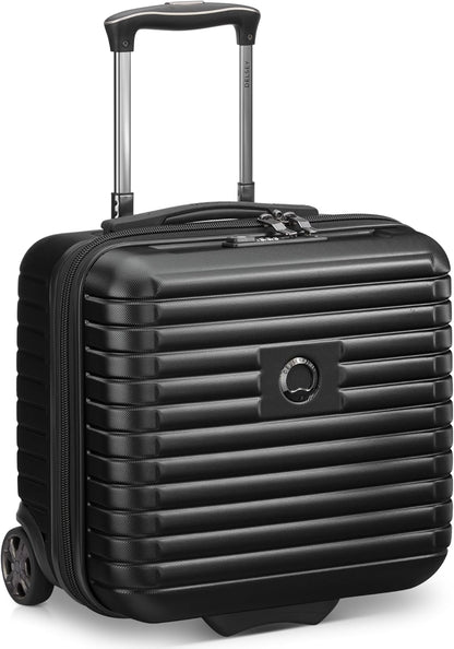 DELSEY PARIS Cruise 3.0 Hardside Underseater Carry On Luggage with 2 Wheels, Black
