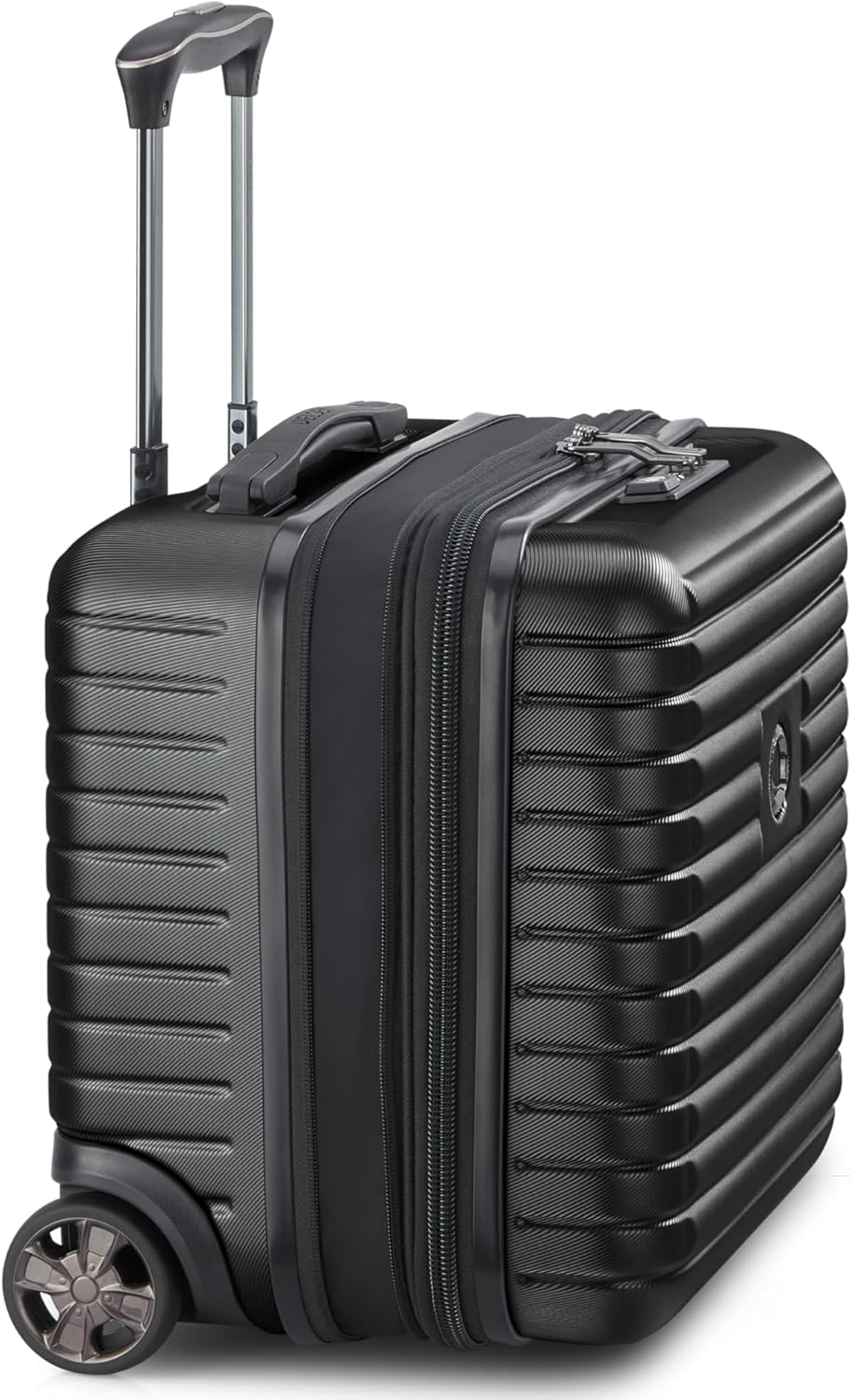 DELSEY PARIS Cruise 3.0 Hardside Underseater Carry On Luggage with 2 Wheels, Black