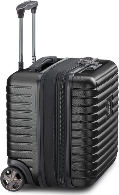 DELSEY PARIS Cruise 3.0 Hardside Underseater Carry On Luggage with 2 Wheels, Black