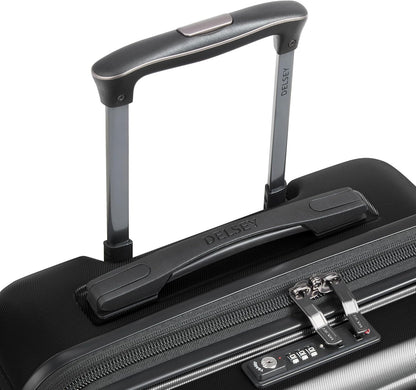 DELSEY PARIS Cruise 3.0 Hardside Underseater Carry On Luggage with 2 Wheels, Black