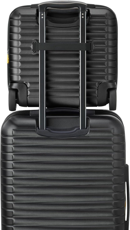 DELSEY PARIS Cruise 3.0 Hardside Underseater Carry On Luggage with 2 Wheels, Black