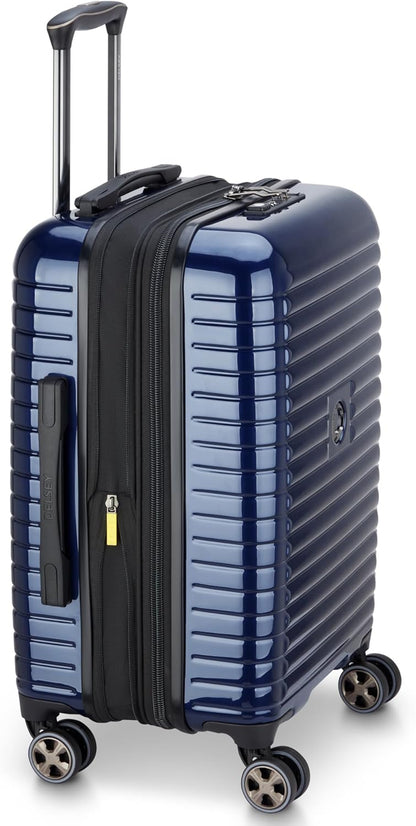 DELSEY PARIS Cruise 3.0 Hardside Underseater Carry On Luggage with 2 Wheels, Black