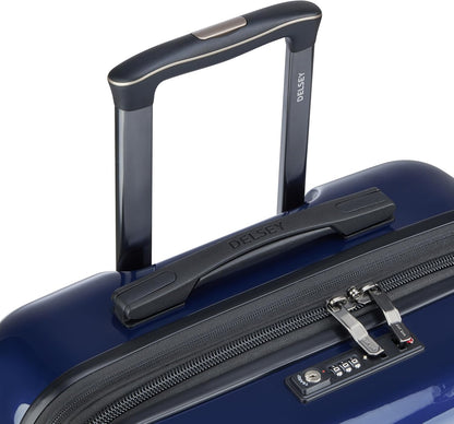 DELSEY PARIS Cruise 3.0 Hardside Underseater Carry On Luggage with 2 Wheels, Black