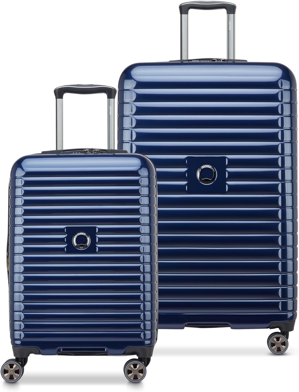 DELSEY PARIS Cruise 3.0 Hardside Underseater Carry On Luggage with 2 Wheels, Black