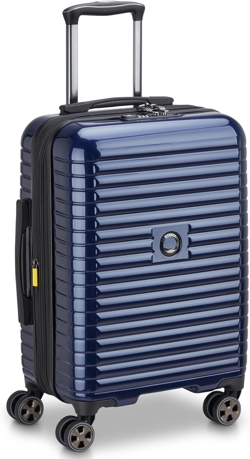 DELSEY PARIS Cruise 3.0 Hardside Underseater Carry On Luggage with 2 Wheels, Black