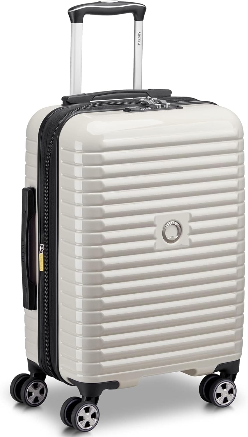 DELSEY PARIS Cruise 3.0 Hardside Underseater Carry On Luggage with 2 Wheels, Black