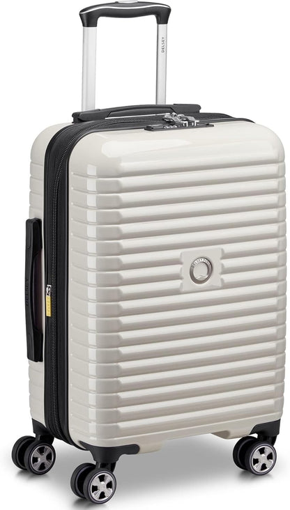 DELSEY PARIS Cruise 3.0 Hardside Underseater Carry On Luggage with 2 Wheels, Black
