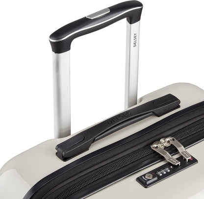 DELSEY PARIS Cruise 3.0 Hardside Underseater Carry On Luggage with 2 Wheels, Black