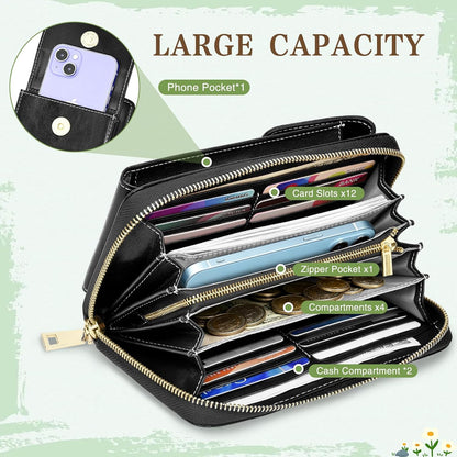 Small Crossbody Phone Bags for Women Leather Cell Phone Purse Wallet | Small