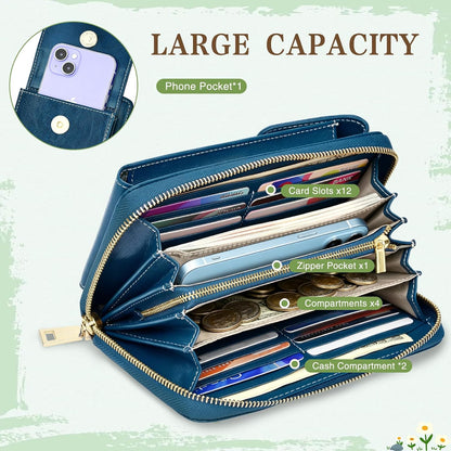 Small Crossbody Phone Bags for Women Leather Cell Phone Purse Wallet | Small