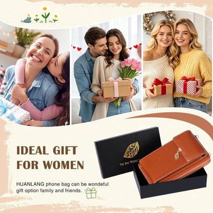 Small Crossbody Phone Bags for Women Leather Cell Phone Purse Wallet | Small