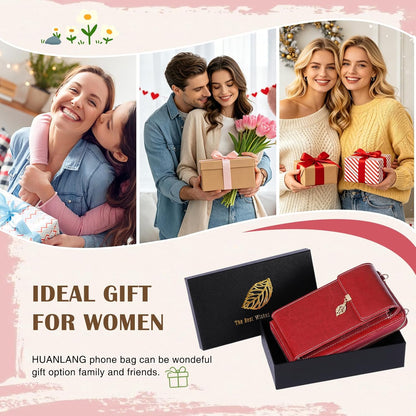Small Crossbody Phone Bags for Women Leather Cell Phone Purse Wallet | Small