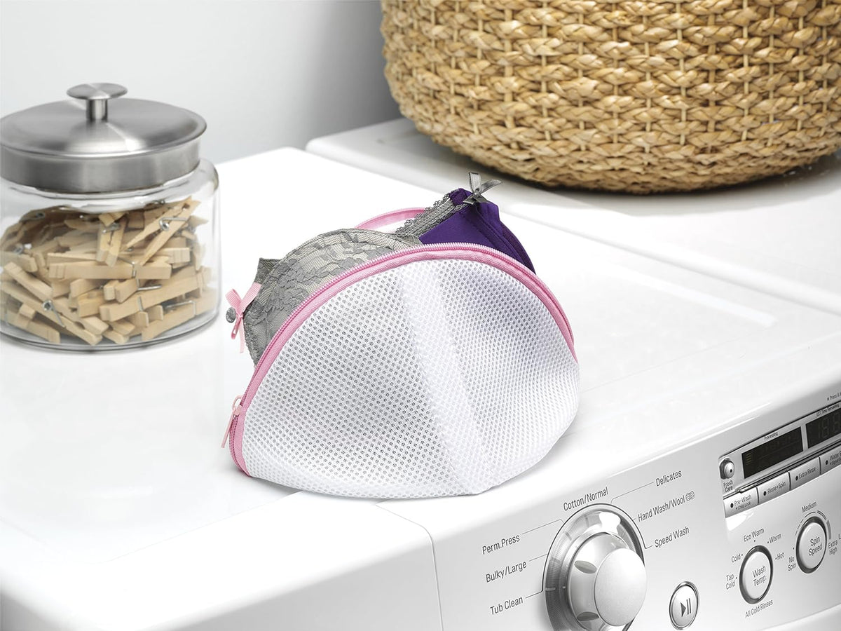 Mesh Bra Wash Bag White