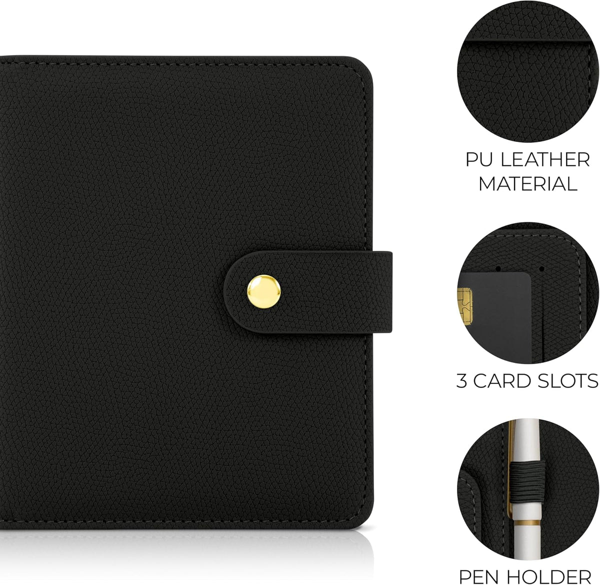 Beautiful Passport Holder for Travel – Cute Cover with Pen Holder to Keep Your Travel Documents Organized & Safe – Quality Passport Wallet for Women & Men and Great for Gifting