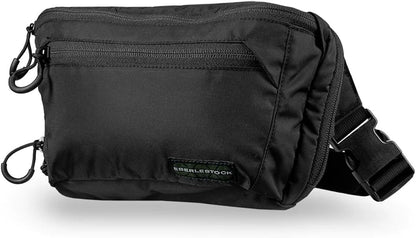 Bando Bag - Tactical Men's Fanny Pack w/Adjustable Waist Belt, Zippered Pockets, Compact Lightweight Belt Bag