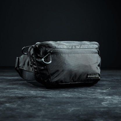 Bando Bag - Tactical Men's Fanny Pack w/Adjustable Waist Belt, Zippered Pockets, Compact Lightweight Belt Bag
