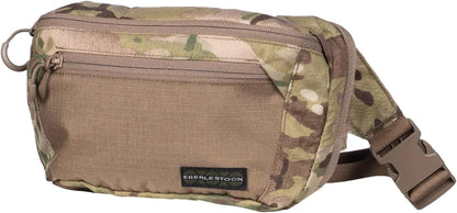 Bando Bag - Tactical Men's Fanny Pack w/Adjustable Waist Belt, Zippered Pockets, Compact Lightweight Belt Bag
