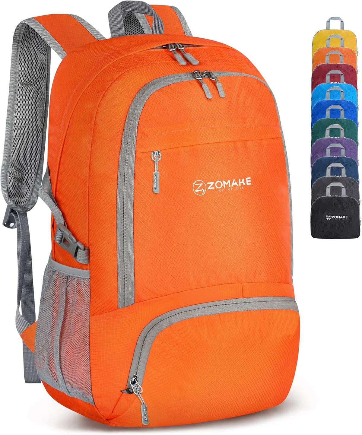 Lightweight Packable Backpack 30L, Foldable Hiking Backpacks Water Resistant Compact Folding Daypack for Travel(Light Blue)