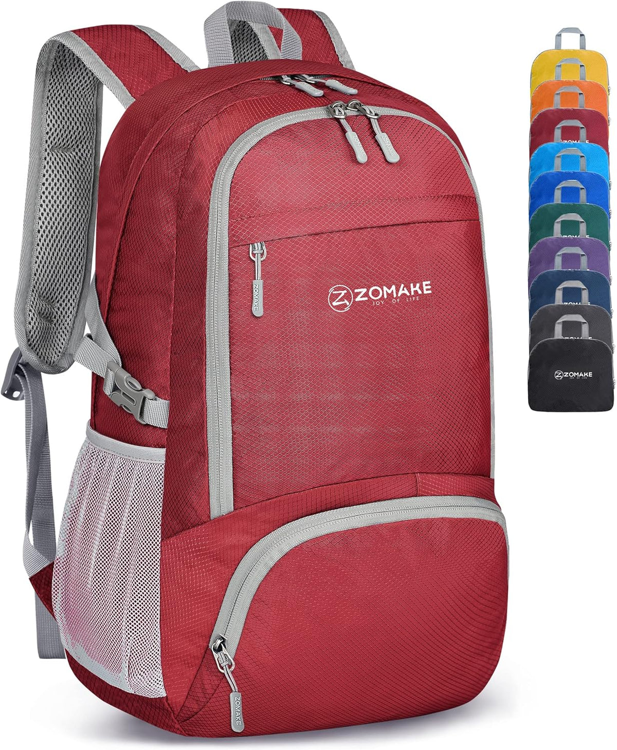 Lightweight Packable Backpack 30L, Foldable Hiking Backpacks Water Resistant Compact Folding Daypack for Travel(Light Blue)