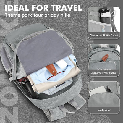 Lightweight Packable Backpack 30L, Foldable Hiking Backpacks Water Resistant Compact Folding Daypack for Travel(Light Blue)