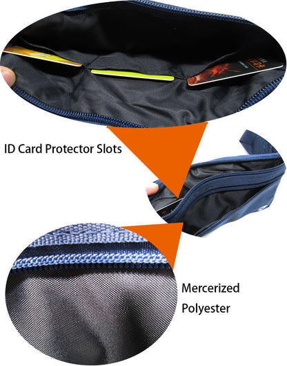 Naoki Outdoor Sports Running Jogging Cycling Hiking Camping Climbing Travel Ultra-thin Waterproof Polyester Waist Pack/Bag Runner Belt(Red)
