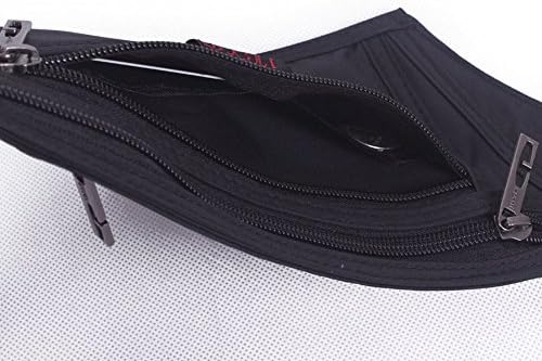 Naoki Outdoor Sports Running Jogging Cycling Hiking Camping Climbing Travel Ultra-thin Waterproof Polyester Waist Pack/Bag Runner Belt(Red)