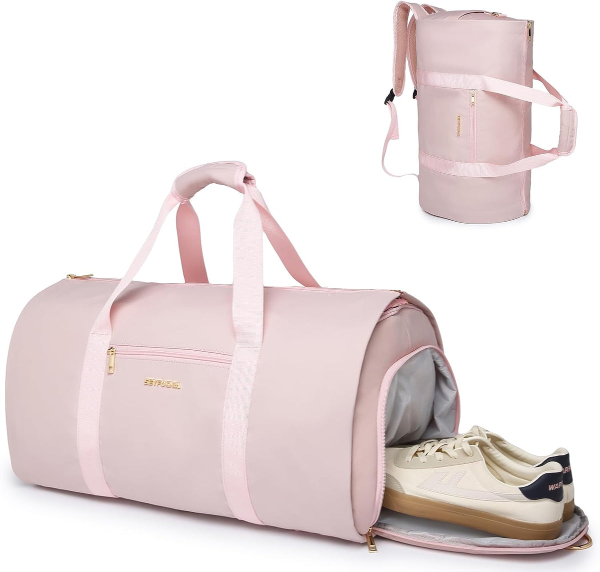 Convertible Travel Garment Bag,Carry on Garment Duffel Bag for Women - 3 in 1 Garment Backpack Hanging Suitcase Suit Business Travel Bag