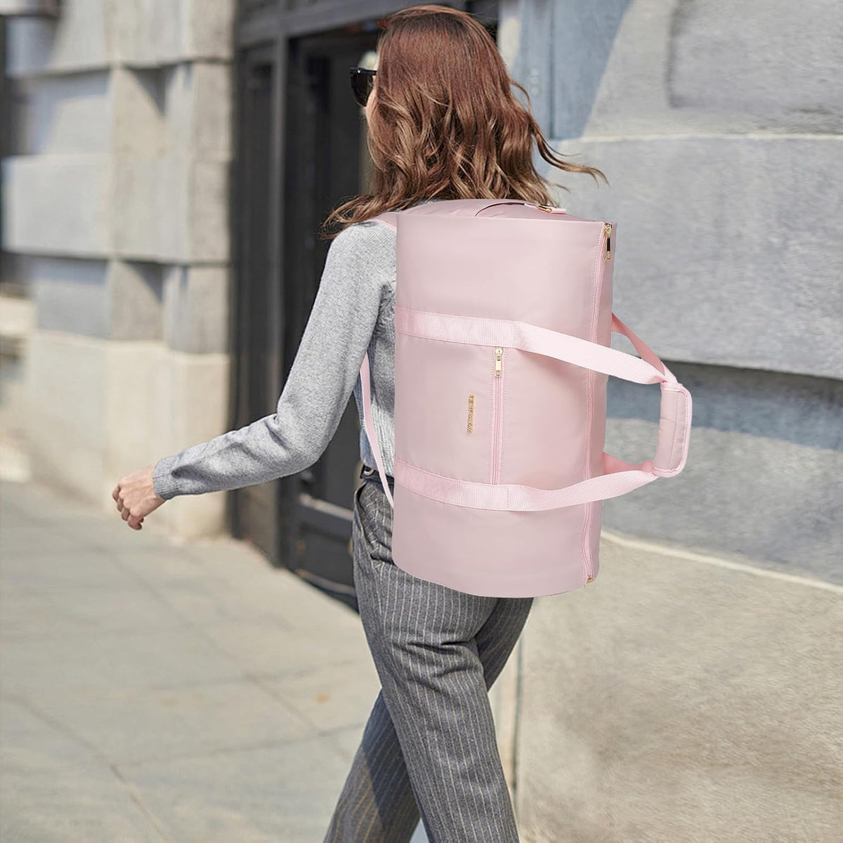 Convertible Travel Garment Bag,Carry on Garment Duffel Bag for Women - 3 in 1 Garment Backpack Hanging Suitcase Suit Business Travel Bag
