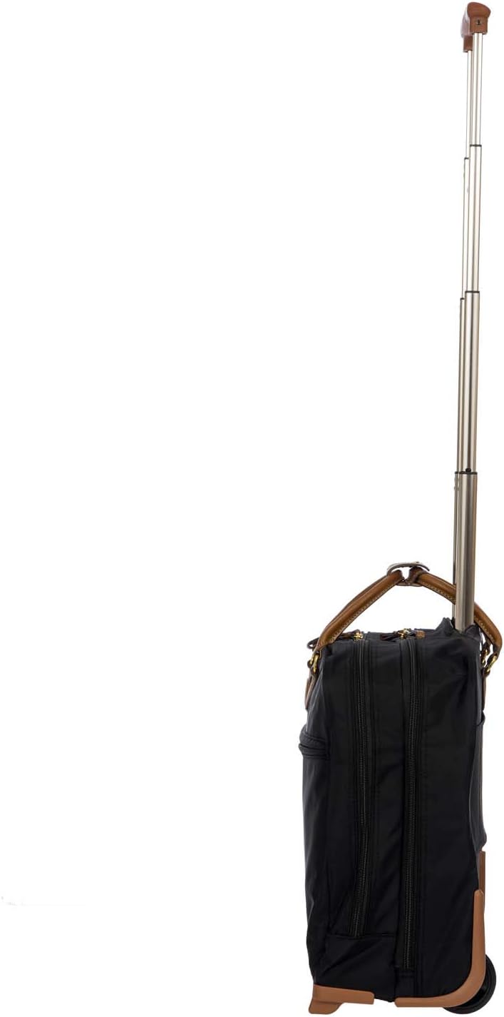 X-Travel 2.0 Rolling Carry-On 16 x 13.7 x 6 Inch, Water-Resistant Underseat Bag with Silent Wheels, Retractable Handle and Laptop Pocket - Navy