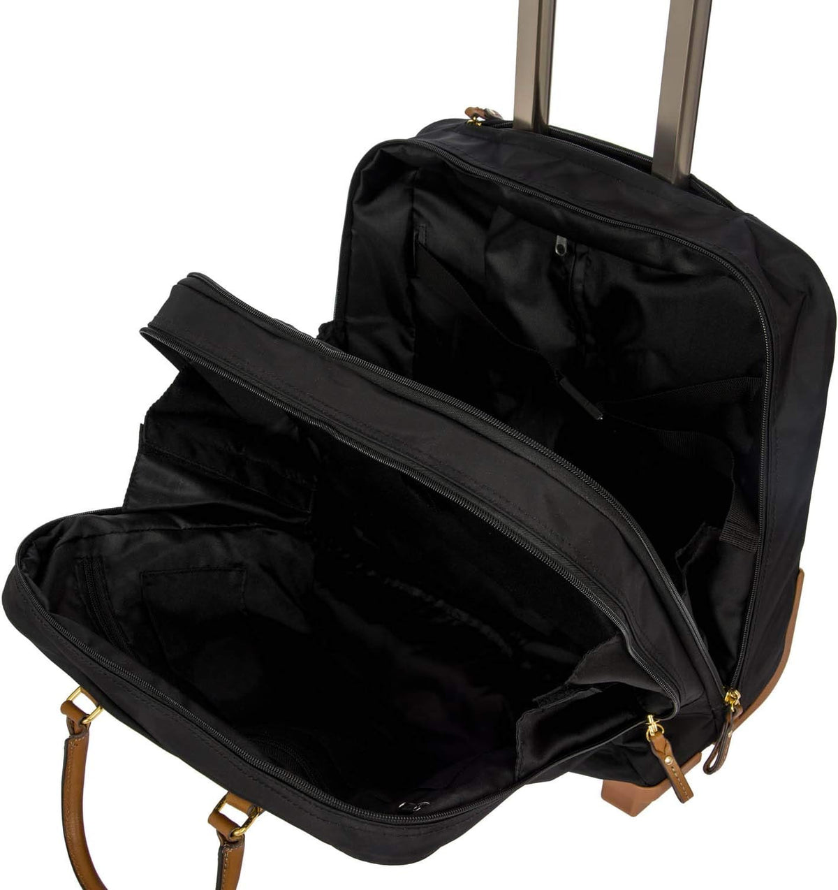 X-Travel 2.0 Rolling Carry-On 16 x 13.7 x 6 Inch, Water-Resistant Underseat Bag with Silent Wheels, Retractable Handle and Laptop Pocket - Navy