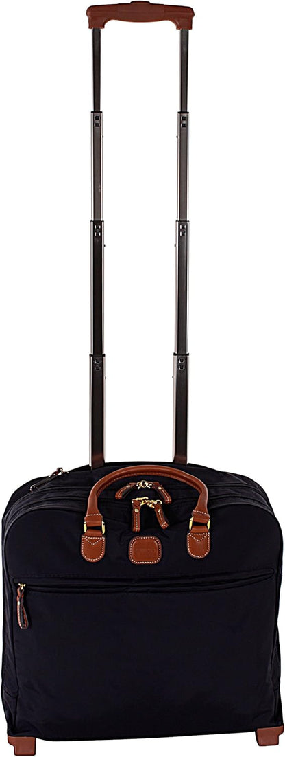 X-Travel 2.0 Rolling Carry-On 16 x 13.7 x 6 Inch, Water-Resistant Underseat Bag with Silent Wheels, Retractable Handle and Laptop Pocket - Navy