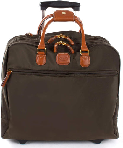 X-Travel 2.0 Rolling Carry-On 16 x 13.7 x 6 Inch, Water-Resistant Underseat Bag with Silent Wheels, Retractable Handle and Laptop Pocket - Navy