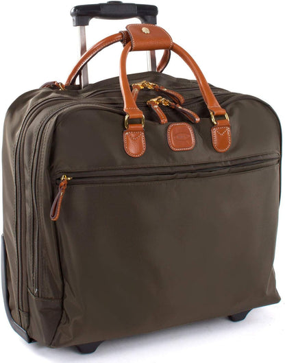 X-Travel 2.0 Rolling Carry-On 16 x 13.7 x 6 Inch, Water-Resistant Underseat Bag with Silent Wheels, Retractable Handle and Laptop Pocket - Navy