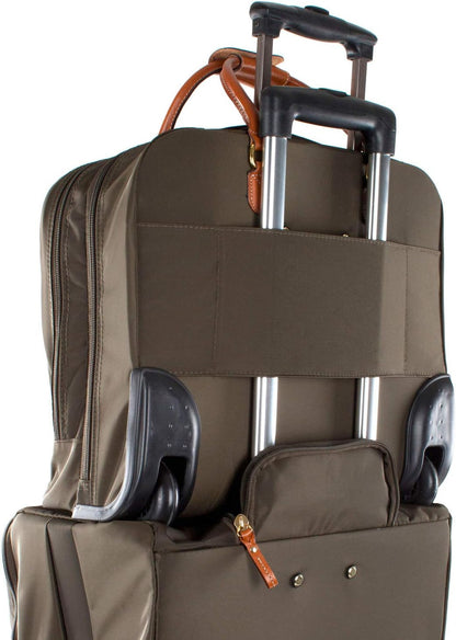 X-Travel 2.0 Rolling Carry-On 16 x 13.7 x 6 Inch, Water-Resistant Underseat Bag with Silent Wheels, Retractable Handle and Laptop Pocket - Navy