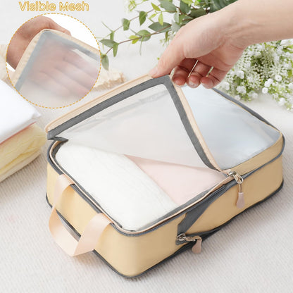 6 Set Ultralight Compression Packing Cubes Packing Organizer for Travel Accessories Luggage Suitcase Backpack