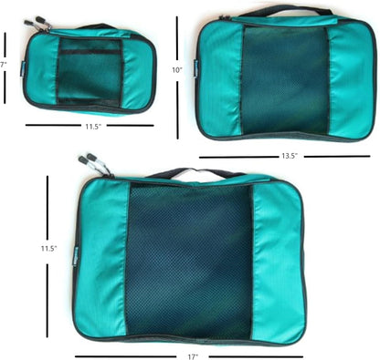 Packing Cubes - 3 Piece Set (Teal)