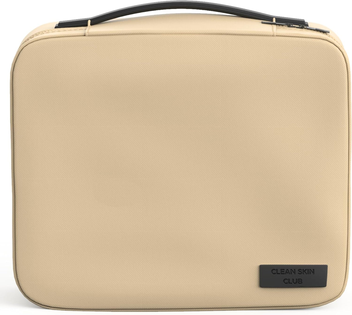 Clean Towels XL Dedicated Travel Cosmetic Makeup Bag, Portable Large Capacity Beauty Toiletry Water Resistant Organizer Case with Dividers, Zipped Compartments