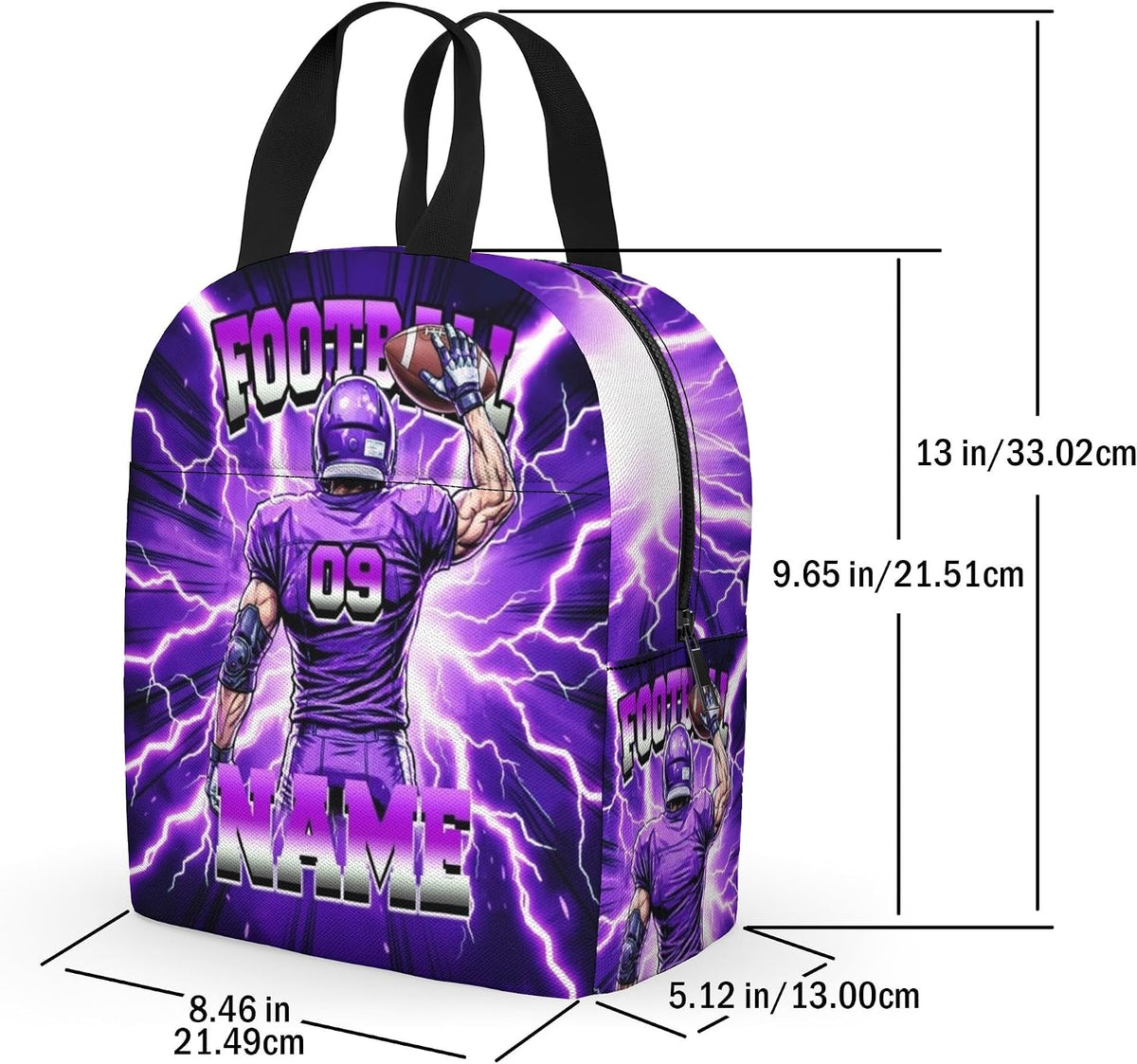 Custom Name Basketball Backpack Set for Boys,Personalized Bookbag with Lunch Box & Water Bottle for Travel School Camp, Ice Cream Drip Basketball School Bag Design, Back to School Gifts