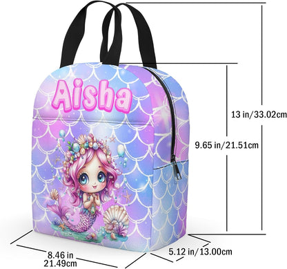 Custom Name Basketball Backpack Set for Boys,Personalized Bookbag with Lunch Box & Water Bottle for Travel School Camp, Ice Cream Drip Basketball School Bag Design, Back to School Gifts